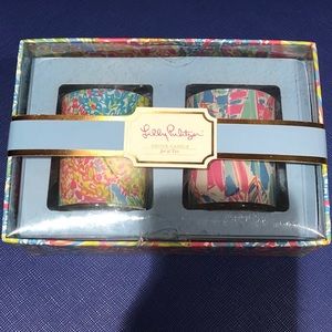 Lilly Pulitzer votive candle set